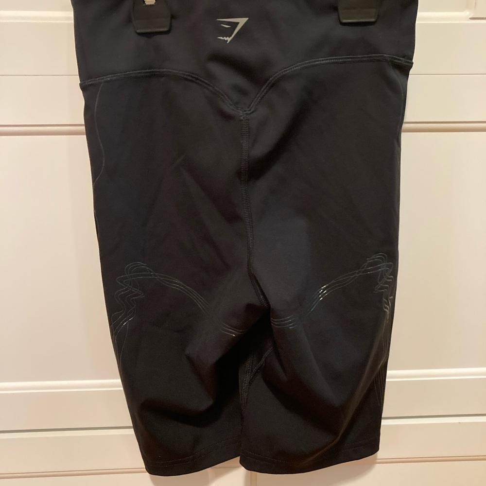 Gymshark Women’s Technical Compression Cycling Black Athletic Shorts Size S used